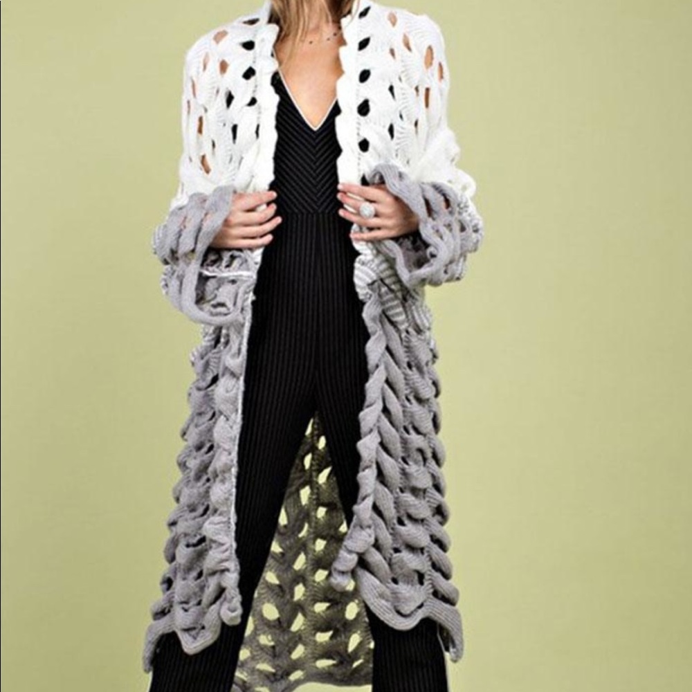 Dip Dye Cardigan
